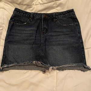 Dark Blue Jean Shorts